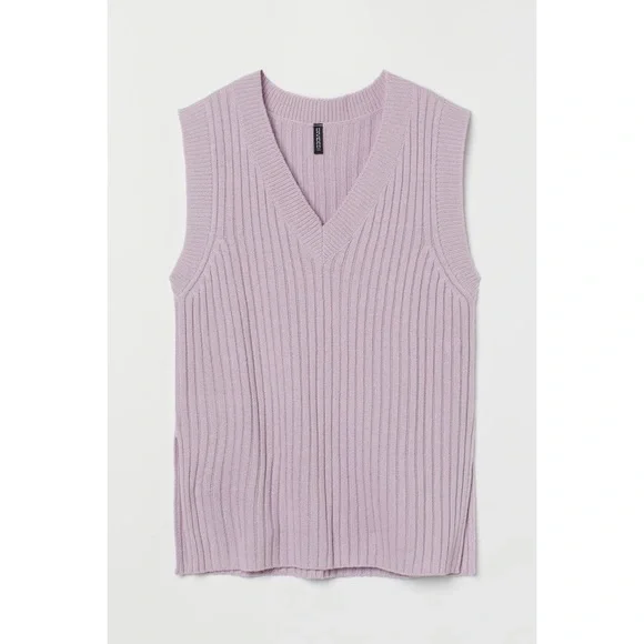H&M Sweaters Final Sale Nwt Hm Lilac Purple Long Ribbed
